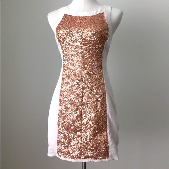 Keepsake the Label rose gold bridal sequin dress - Picture 6 of 9